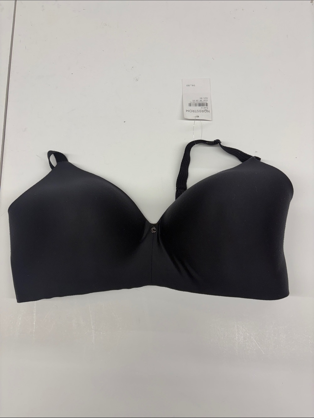 NEW Chantelle Black Seamless Molded T-Shirt Bra Size 38E